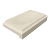 SMSD5-02 5-in x 3-in x 1-in Solid Surface Soap Dish, Cameo/Biscuit