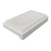 SMSD5-39 5-in x 3-in x 1-in Solid Surface Soap Dish, Grey