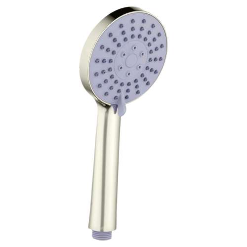 Samuel Müeller SMSEHS3F4-BN Evanna 4-in Three Function Round Hand Shower, Brushed Nickel