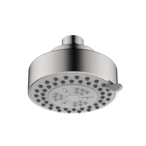 Samuel Müeller SMSESH3F4-BN Evanna  4-in x 4-in Three Function Round Showerhead, Brushed Nickel