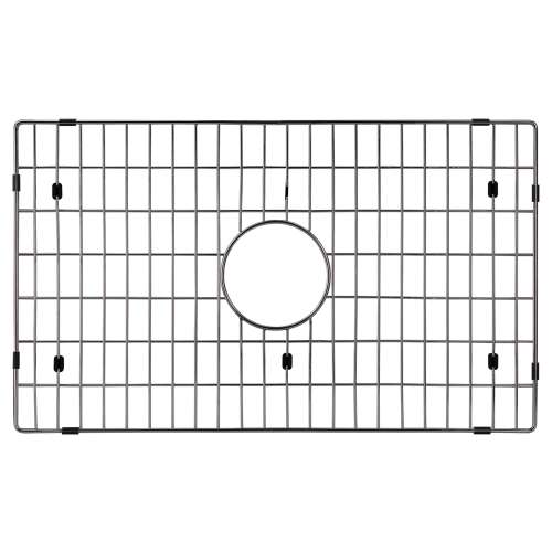 Samuel Müeller TSGF30201 25-in x 15-in x 1-in Stainless Steel Bottom Sink Grid for SMFUSC302010, SMFUSE302010, SMFUSF302010, SMFUSH302010, SMFUSR302010, SMFUSR302210 Fireclay Kitchen Sinks