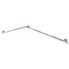 SMSLG3218-BS Sienna 32-in x 18-in Reversible L-Shape ADA Grab Bar With 1.25-in Diameter, Brushed Stainless