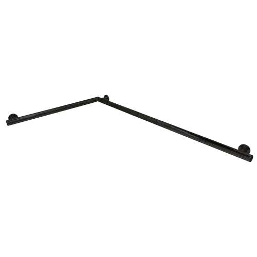 SMSLG4426-MB Sienna 44-in x 26-in Reversible L-Shape ADA Grab BarWith 1.25-in Diameter, Matte Black