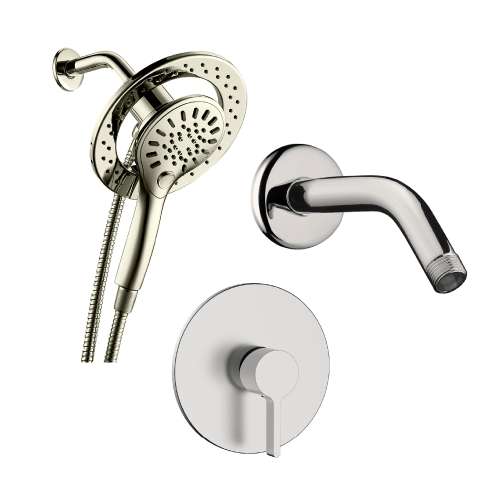 SMSPM3R-M Theo Single Function Round ADA Pressure Balance With Magnetic Docking Hand Showerhead Set
