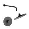 Samuel Müeller SMSPRK129-1-MB Sadie Single Function Round ADA Pressure Balance Shower Set, Matte Black