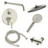 Samuel Müeller SMSPRK129H-2-BN Sadie Two Function Round ADA Pressure Balance With Hand Shower Set, Brushed Nickel