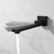 Samuel Müeller SMSRTS-MB Sampson 9-in Non-Diverting Rotating Tub Spout, Matte Black