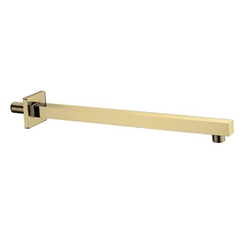 Samuel Müeller SMSSA12-CB Sampson 12-in Shower Arm With Escutcheon, Champagne Bronze