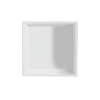 Samuel Mueller 14-in x 14-in Monterey Solid Surface Storage Pod, White