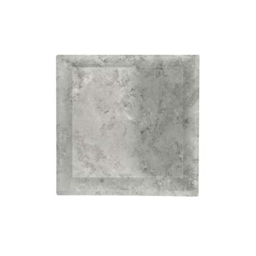 BelAir 14-in x 4-in x 14-in Solid Surface Storage Pod, Castle Grey, SMSSP1414-74