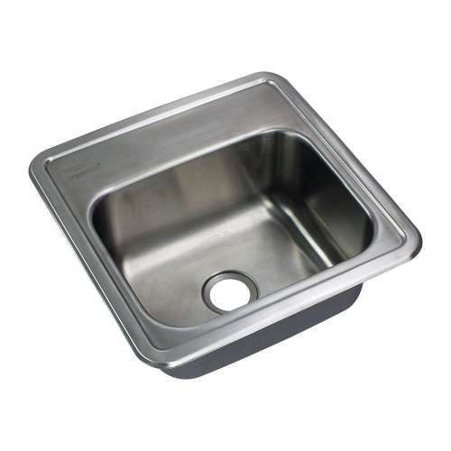 Samuel Müeller Silhouette Stainless Steel 15-in Drop-in Kitchen Sink - Multiple Hole Configurations Available - SMSTSB15156