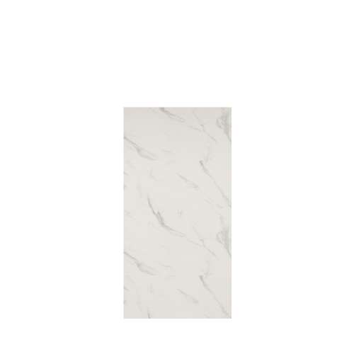 Silhouette 36-in x 72-in Glue to Wall Tub Wall Panel, Pearl Stone