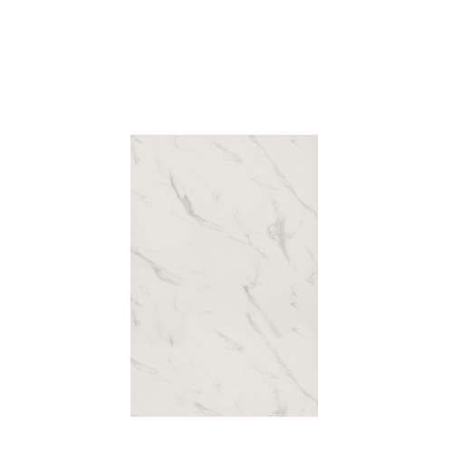 Samuel Mueller Silhouette 48-in x 72-in Glue to Wall Tub Wall Panel, Pearl Stone