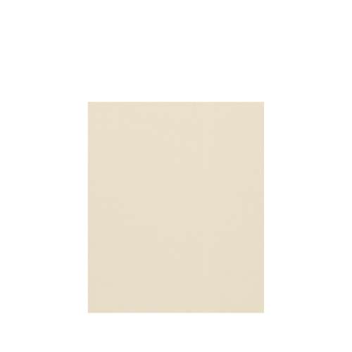 Samuel Mueller Silhouette 60-in x 72-in Glue to Wall Tub Wall Panel, Biscuit