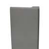 Samuel Müeller SMTRIM962-40 96-in x 2-in x .25-in x .5-in Wall Edge Trim, Dark Grey