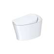 SMTSB-01 Tulip 1.45/1.08 GPF Dual Flush Elongated ADA Smart Bidet Toilet With Sensor, White