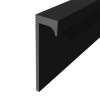 Samuel Müeller SMTSET9610-09 Trinity Aluminum Square Edge Trim (10-Pack), Black