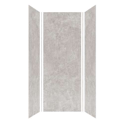 Trinity 36-in X 36-in X 96-in Shower Wall Kit, Matte Textured Concrete