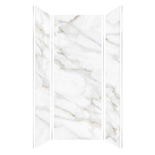 SMTWK363696-KI80G Trinity 36-in x 36-in x 96-in 3-Piece Shower Wall Kit, Everest Gold (Glossy)