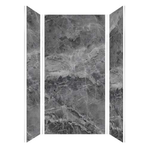 SMTWK483696-KI63G Trinity 48-in x 36-in x 96-in 3-Piece Shower Wall Kit, Storm (Glossy)
