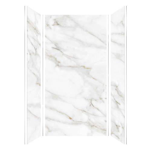 SMTWK483696-KI80G Trinity 48-in x 36-in x 96-in 3-Piece Shower Wall Kit, Everest Gold (Glossy)