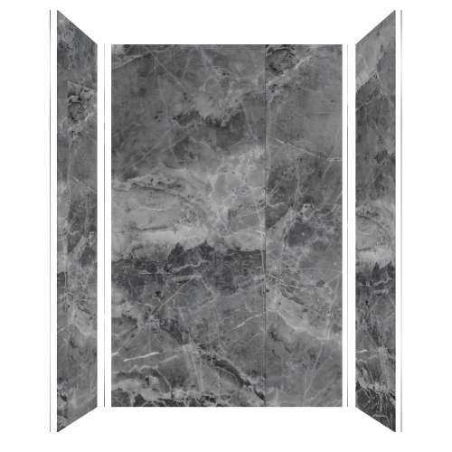 SMTWK603696-KI63G Trinity 60-in x 36-in x 96-in 4-Piece Shower Wall Kit, Storm (Glossy)