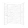 SMTWK603696C-KI58G Trinity 60-in x 36-in x 96-in 4-Piece Shower Wall Kit, Everest (Glossy)