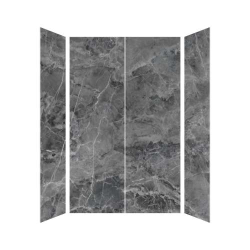SMTWK603696C-KI63G Trinity 60-in x 36-in x 96-in 4-Piece Shower Wall Kit, Storm (Glossy)