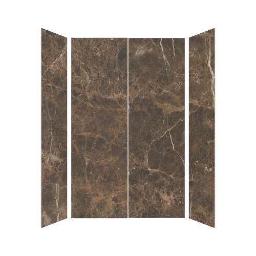 SMTWK603696C-KI82G Trinity 60-in x 36-in x 96-in 4-Piece Shower Wall Kit, Ariel Desert (Glossy)