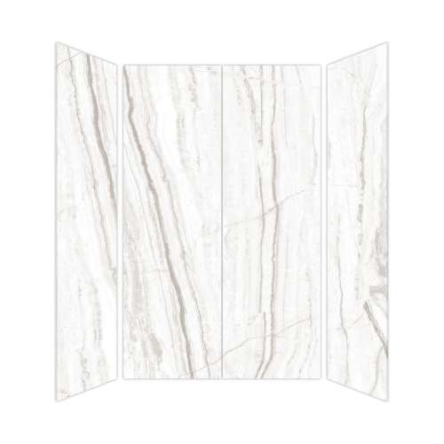 SMTWK604896C-KI31G Trinity 60-in x 48-in x 96-in 4-Piece Shower Wall Kit, Sabana Grey (Glossy)