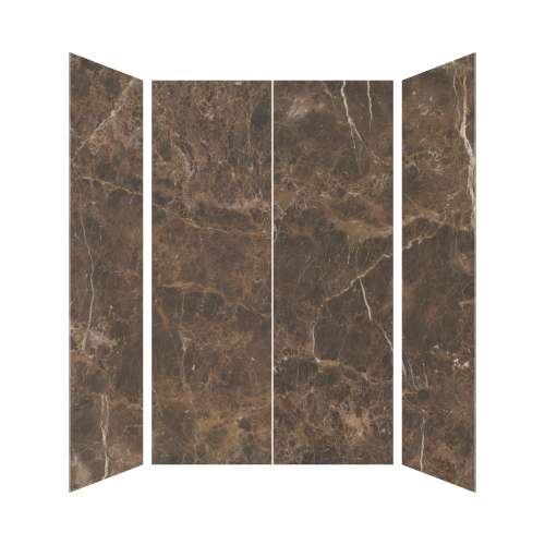 SMTWK604896C-KI82G Trinity 60-in x 48-in x 96-in 4-Piece Shower Wall Kit, Ariel Desert (Glossy)