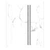 Trinity 60-in X 36-in X 96-in Shower Wall Kit with Weaver White Deco Strip, Glossy White Carrara