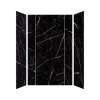 SMTWKE603696-KI03H Trinity Eco 60-in x 36-in x 96-in 3-Piece Shower Wall Kit, Black Carrara (Honed)