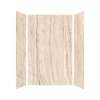 SMTWKE603696-KI32H Trinity Eco 60-in x 36-in x 96-in 3-Piece Shower Wall Kit, Sabana Creme (Honed)