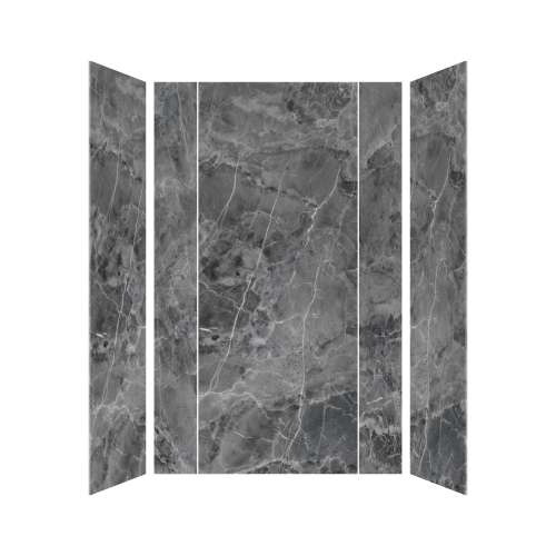 SMTWKE603696-KI63G Trinity Eco 60-in x 36-in x 96-in 3-Piece Shower Wall Kit, Storm (Glossy)