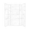 SMTWKEC603696-KI58G Trinity Eco 60-in x 36-in x 96-in 3-Piece Shower Wall Kit, Everest (Glossy)