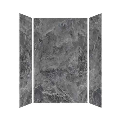 SMTWKEC603696-KI63G Trinity Eco 60-in x 36-in x 96-in 3-Piece Shower Wall Kit, Storm (Glossy)