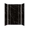 SMTWKECT603696-KI03G Trinity Eco 60-in x 36-in x 96-in Foldable 5-Piece Shower Wall Kit, Black Carrara (Glossy)