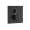 SMVAT1S-MB ArgoTherm Single Function Square Thermostatic Valve And Trim With Push Buttons, Matte Black