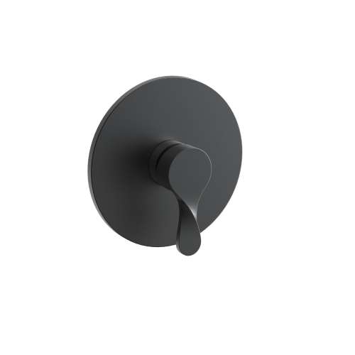 Samuel Müeller SMVFP1R-MB Freya Single Function Round ADA Pressure Balance Valve And Trim, Matte Black