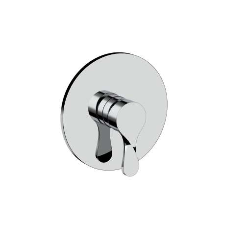 Samuel Müeller SMVFP1R-PC Freya Single Function Round ADA Pressure Balance Valve And Trim, Polished Chrome