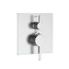 Samuel Müeller SMVFS2S-BN FlowStat Two Function Square ADA Thermostatic Valve And Trim, Brushed Nickel