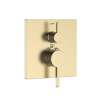 Samuel Müeller SMVFS2S-CB FlowStat Two Function Square ADA Thermostatic Valve And Trim, Champagne Bronze