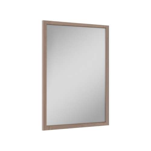 SMVM2434-MR-FR02-TW 24-in x 34-in Latitude Framed Vanity Mirror, Tan Wood