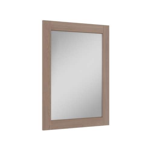 SMVM2434-MR-FR01-TW 24-in x 34-in Remington Framed Vanity Mirror, Tan Wood