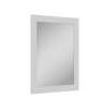SMVM2434-MR-FR01-WH 24-in x 34-in Remington Framed Vanity Mirror, White