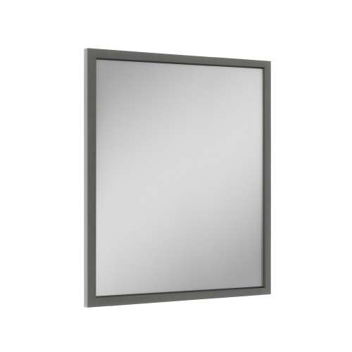 SMVM3034-MR-FR02-SG 30-in x 34-in Latitude Framed Vanity Mirror, Smokey Grey