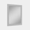 SMVM3034-MR-FR01-LG 30-in x 34-in Remington Framed Vanity Mirror, Light Grey