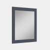 SMVM3034-MR-FR01-NB 30-in x 34-in Remington Framed Vanity Mirror, Navy Blue