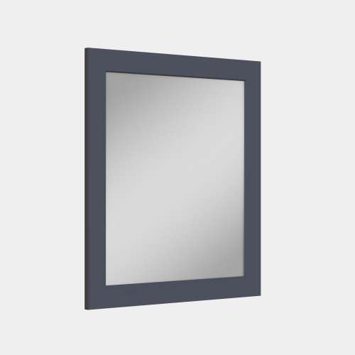 SMVM3034-MR-FR01-NB 30-in x 34-in Remington Framed Vanity Mirror, Navy Blue